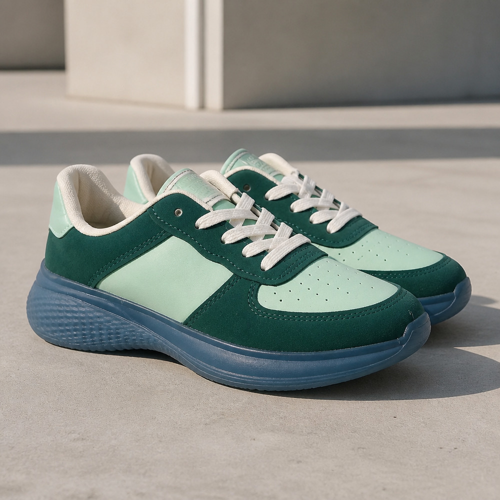 NWOB Girls Lace up Sneakers Size EU37 US 5- 5.5